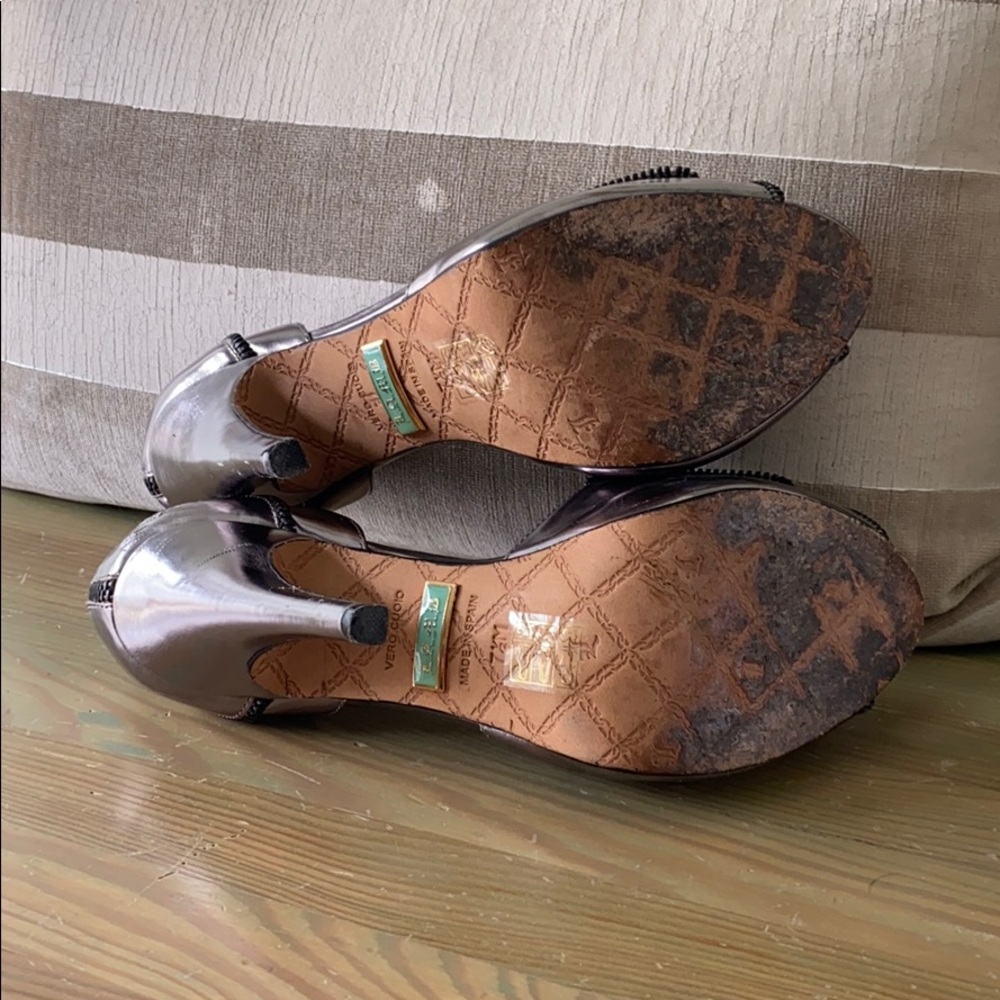 LAMB Platform Rocker Sky High Heels 7.5 - Picture 6 of 8
